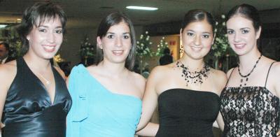 Paulina Macías, Pamela Torres, Gaby Martínez y Stephanie de la O.