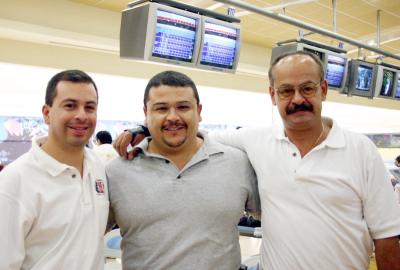 José Bernardo Barrientos, Luis Sergio Sánchez y roberto Gutiérrez.