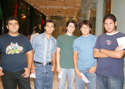 José Mayorga, Carlos Juárez, Héctor M. González, Antonio Pérez  y David Poupard.