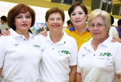 Yolanda Zamora, Gemma Cárdenas, Martha Samaniego y Paty Pámanes.