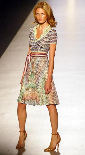 Colección primavera-verano 2005 para mujer de Missoni.