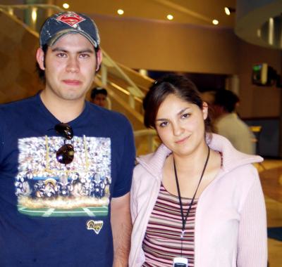 Carlos Mora y Gretel Romo.