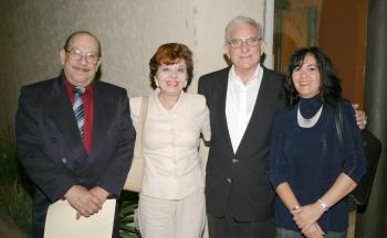 Luis Azpe Pico, Carola Sánchez, Alberto González Domene y Cristina Sánchez