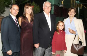 Eduardo Tricio Haro, Pilar Gómez de Tricio, Emetrio Gómez Sáenz, Pilar de Gómez y María Tricio