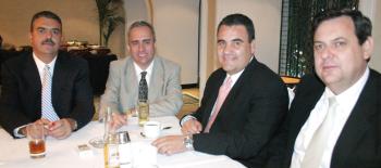 Edelmiro Garza Leal, Jaime Díaz de León, ricardo Handam y Eduardo Aris.