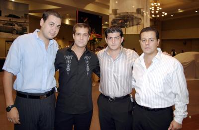 Ignacio Pámanes, Jorge Cid, Yussef Mansur y Antonio Juan Marcos Villarreal