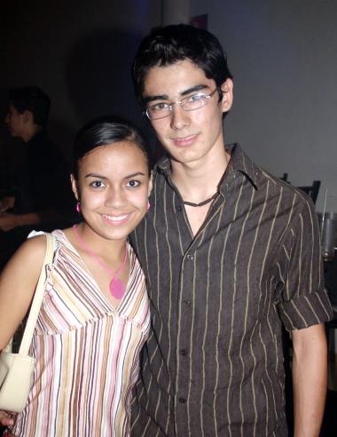 Cynthia de la Garza e Isidro Anguiano.