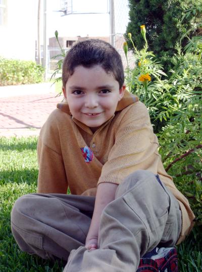 Cristóbal José Martínez, captado el día que cumplió siete años de vida.
