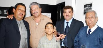 Carlos Maqueda, Mario Alberto Rubio, Jorge Ignacio Mena, Ignacio Mena y Alberto Rubio García, en pasado acontecimiento social