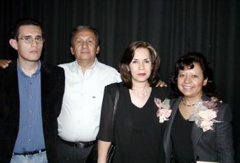 Ignacio Sánchez R., Ignacio Sánchez S., Consuelo Rolón y Margarita T.