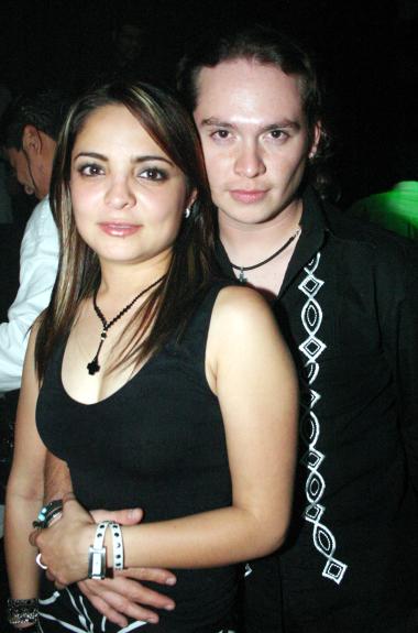 Ricky y Cris, en reciente acontecimiento.