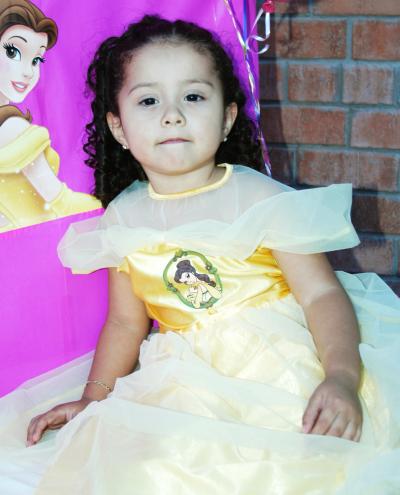 La pequeña María Fernanda Manjarrez Saucedo disfrutó de un festejo, con motivo de su tercer cumpleaños.