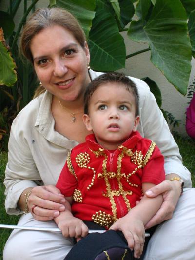 Jose Enrique y su mamá