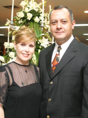 Estela Esténs de Barrios y José Barrios Cázares.