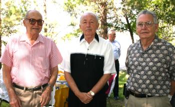 Ignacio Obeso, Luciano Arriaga y Luis Amarante.
