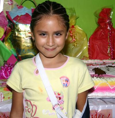 Rebeca Yadira Sánchez festejó  su séptimo cumpleaños, con una merienda hace unos días.