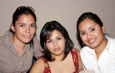 Candi Godina, Adriana Corral y Ana Jiménez