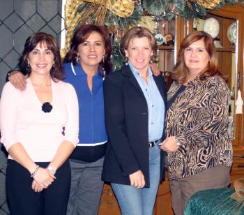 Adriana Suárez, Kitty Domínguez, Diana Triana y Velia Ríos