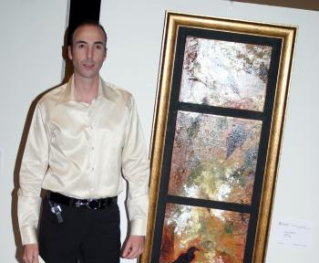 Juan Ignacio Gómez Martín inauguró su colección pictórica