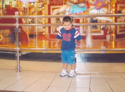 El pequeño Brandon Soto Hernández en Las Vegas