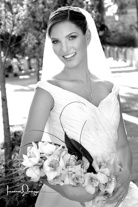 L.C.A. Ana Lucía Fernández Lavín el día de su enlace nupcial con el L.C.A. Guillermo Alberto Humphrey Tueme.