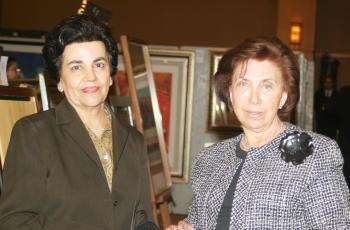Maríaa Rosa de Calvillo y Elba de Gonzalez.