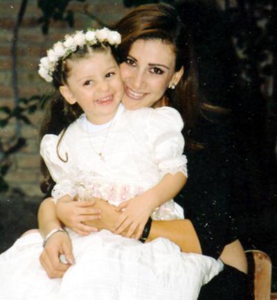 Astrid Casale Frausto con su pequeña Nayla Camila Casale Frausto