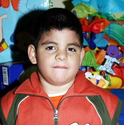 Irving Mauricio Castillo Villegas, captado el día que cumplío cuatro años.