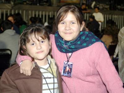 Samantha y Aranza Lozada.