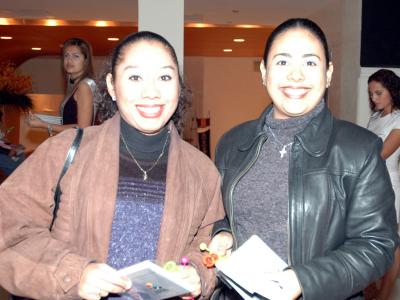 Claudia Martínez y Brenda Salas.