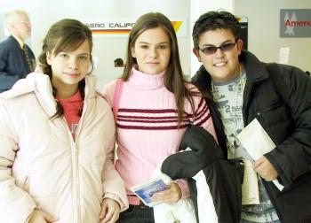 Carlos Muñoz, Olga y Ethel Villarreal viajaron a Nueva York.