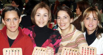 Bety Nieto, Mónica Aguilera, Mayra Corral y Liz Ohoa