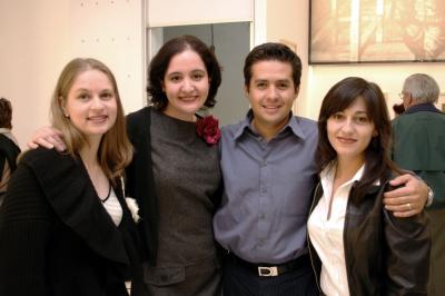 Cristina Treviño, Paty Hernández, Julio Sandoval y Ana Villar