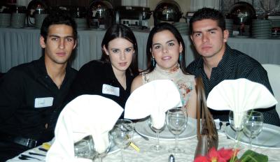 Juan Antonio Murra, Mariana Diez, Ana Cristina Diez y Felipe Esqueda