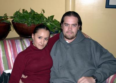 Alba Acosta y David Chapoy.