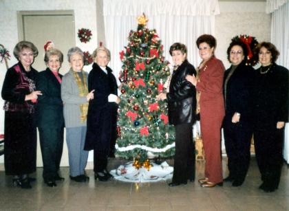 Güera de Jiménez, Isabel de Teele, Elena de Luengo, Carmen de Díaz Flores, Pilat de Teja, Lilia de Aguilar, Elena de González y María Elena de Fernández