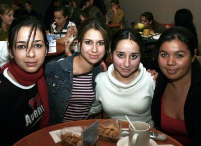 Evelyn Urbina, Sofy Vázquez, Stephanie Rodríguez y Ana Claudia Velazco.