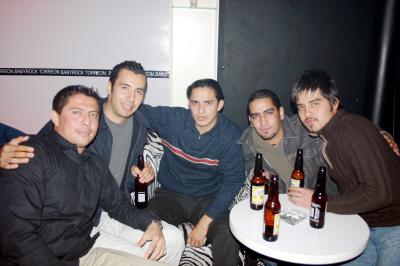 Andrés Islas, Víctor Alvarado, Luis Carrillo, Felipe Ramírez e Iván Lara
