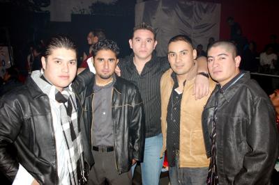 Miguel Vázquez, Antonio Véiz, Joel Eduardo, Miguel Morón y Aldo Alvarado