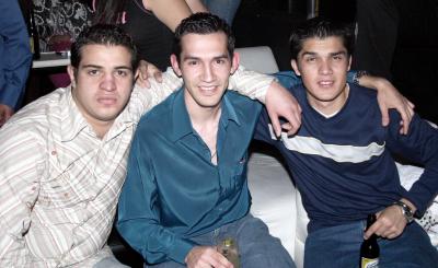 Akdi Caldera, Luis Rodríguez y Jesús Ordaz.