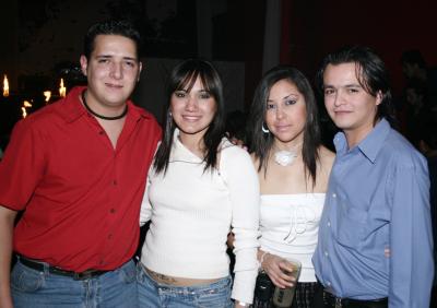 Fernando García, Martha Téllez, Mary Ramírez y Paco Arroyo