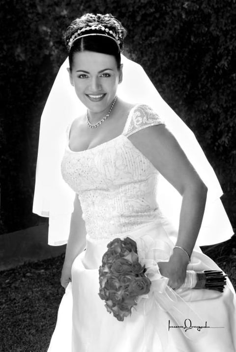 Srita. Mireya Méndez Oviedo unió su vida en matrimonio a la del Sr. David García Rodríguez .