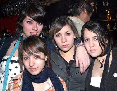 Any Mijares, Byanca padilla, Cecy Marínez y Lorena Vega.