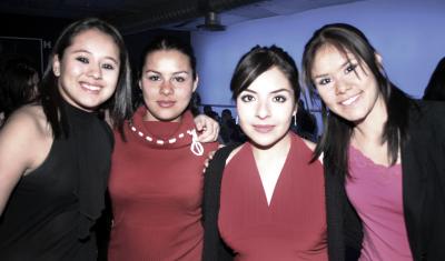 Lorena, Fernanda, Karla y Alejandr