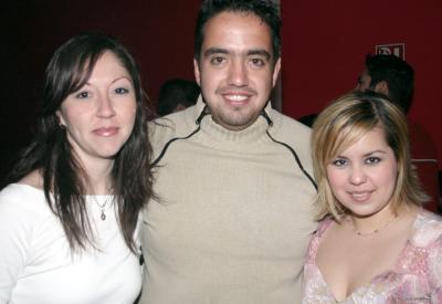 Susana Barrera, Jorge Samaniego y Ana Laura Márquez.