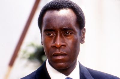 Don Cheadle, que aparece aquí en una imagen ha sido nominado como Mejor Actor Protagonista por su actuación en la película 'Hotel Rwanda'.