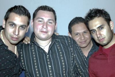 Armando Ibarra, Iván Álvarez, Luis Anaya y Luis Salas.