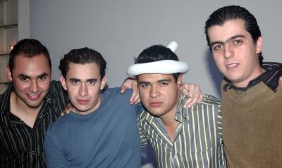 Ricardo Cano, Agustín Reynosa, Kike García y Gerardo Cuesta.