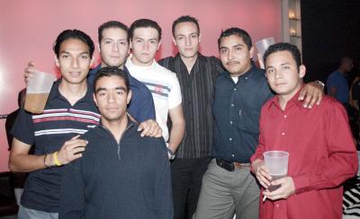 Lalo, Roberto, David, Ricardo, Javier, Luis y Emmanuel.