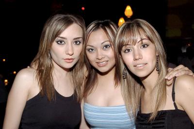 Yazmín Valdez, Karla Ángel y Liliana Méndez Mora..